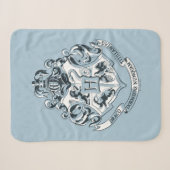 Harry Potter | Hogwarts-Wappen - Blau Sherpadecke (Vorderseite (Horizontal))