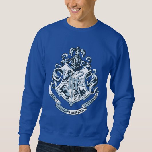 Harry Potter | Hogwarts-Wappen - Blau Sweatshirt (Vorderseite)