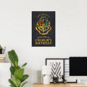 Harry Potter Hogwarts-Wappen Geburtstag Poster (Heimbüro)