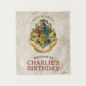 Harry Potter Hogwarts Wappen Geburtstag Wandteppich (Vorderseite)