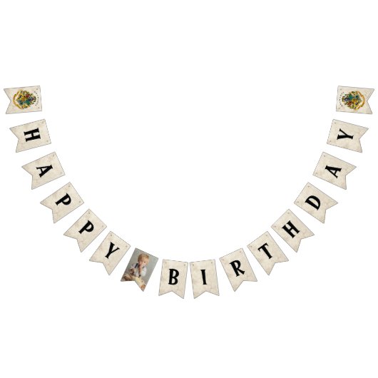 Harry Potter Hogwarts-Wappen Geburtstag Wimpelkette (Alle)