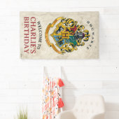 Harry Potter Hogwarts-Wappen Geburtstagsbegrüßung Banner (Insitu)