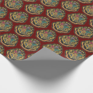 Harry Potter   Hogwarts-Wappen Geschenkpapier