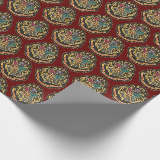 Harry Potter | Hogwarts-Wappen Geschenkpapier (Ecke)