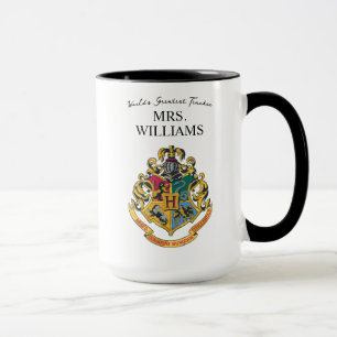 Harry Potter   Hogwarts-Wappen Lehrer Personalisie Tasse