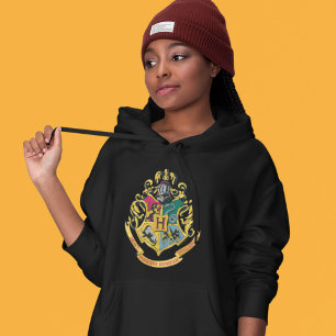 Harry Potter Hogwarts-Wappen - Vollfarbe Hoodie