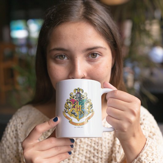 Harry Potter | Hogwarts-Wappen - Vollfarbe Kaffeetasse