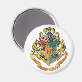 Harry Potter | Hogwarts-Wappen - Vollfarbe Magnet (Vorderseite/Rückseite)