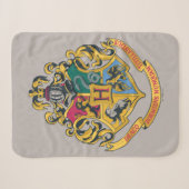 Harry Potter | Hogwarts Wappen - Vollfarbe Sherpadecke (Vorderseite (Horizontal))