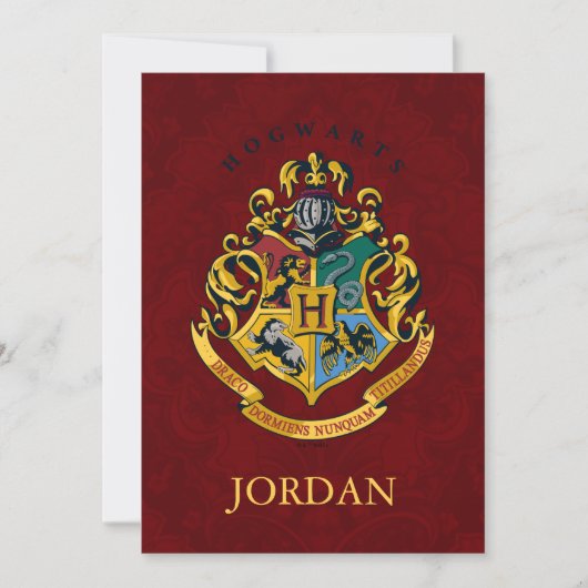 Harry Potter | Hogwarts-Wappen - Vollständig (Vorderseite)