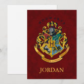 Harry Potter | Hogwarts-Wappen - Vollständig (Vorne/Hinten)