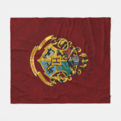 Harry Potter | Hogwarts-Wappen - Vollständig Fleecedecke (Vorderseite (Horizontal))