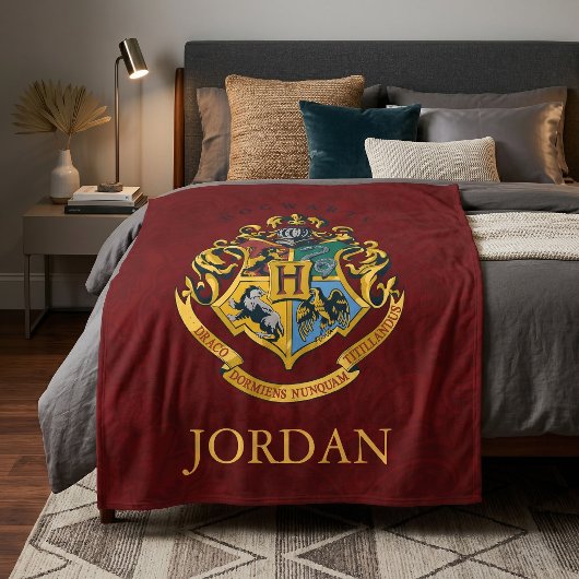 Harry Potter | Hogwarts-Wappen - Vollständig Fleecedecke