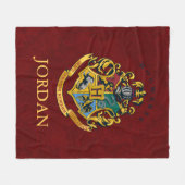 Harry Potter | Hogwarts-Wappen - Vollständig Fleecedecke (Vorderseite (Horizontal))