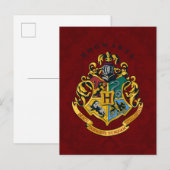 Harry Potter | Hogwarts-Wappen - Vollständig Postkarte (Vorne/Hinten)
