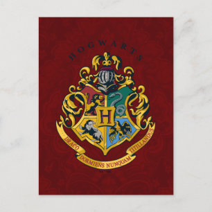 Harry Potter   Hogwarts-Wappen - Vollständig Postkarte