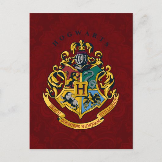 Harry Potter | Hogwarts-Wappen - Vollständig Postkarte (Vorderseite)
