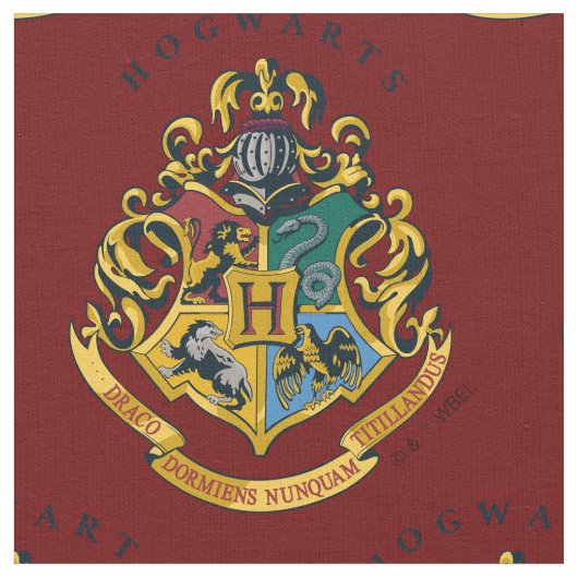 Harry Potter | Hogwarts-Wappen - Vollständig Stoff (Nahaufnahme)