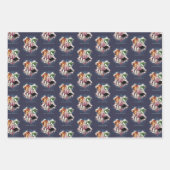 Harry Potter | HOGWARTS™ Wappen Wasserfarbe Geschenkpapier Set (Vorderseite)