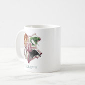 Harry Potter | HOGWARTS™ Wappen Wasserfarbe Kaffeetasse (Vorderseite Links)