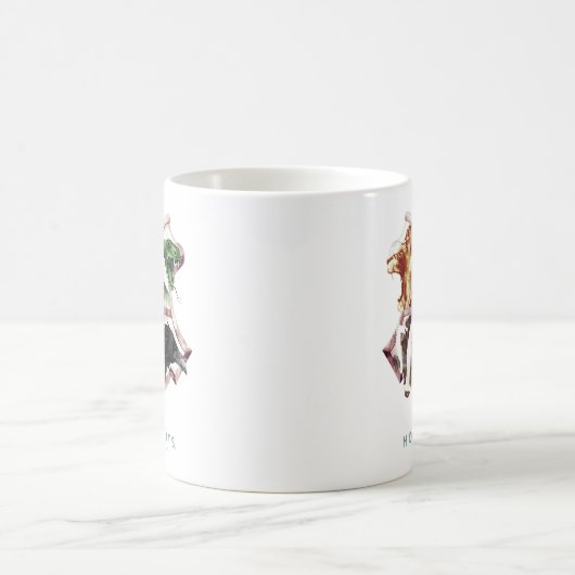 Harry Potter | HOGWARTS™ Wappen Wasserfarbe Kaffeetasse (Mittel)