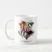 Harry Potter | HOGWARTS™ Wappen Wasserfarbe Kaffeetasse (Links)