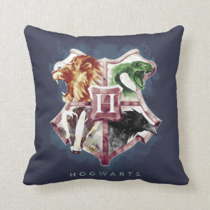 Harry Potter HOGWARTS™ Wappen Wasserfarbe Kissen
