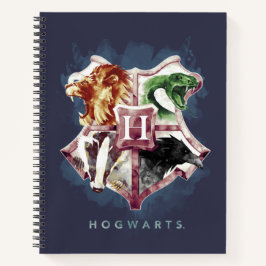 Harry Potter | HOGWARTS™ Wappen Wasserfarbe Notizblock
