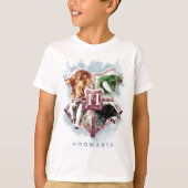Harry Potter | HOGWARTS™ Wappen Wasserfarbe T-Shirt (Vorderseite)