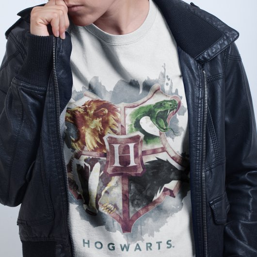 Harry Potter | HOGWARTS™ Wappen Wasserfarbe T-Shirt