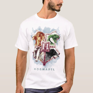 Harry Potter | HOGWARTS™ Wappen Wasserfarbe T-Shirt
