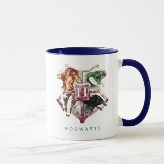 Harry Potter | HOGWARTS™ Wappen Wasserfarbe Tasse (Rechts)