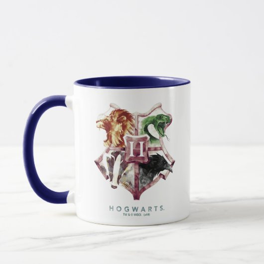 Harry Potter | HOGWARTS™ Wappen Wasserfarbe Tasse (Links)