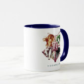 Harry Potter | HOGWARTS™ Wappen Wasserfarbe Tasse (VorderseiteRechts)