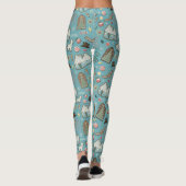 HARRY POTTER™ HOGWARTS™ Weihnachts-Cookie-Muster Leggings (Rückseite)