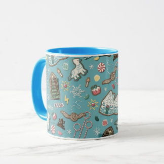 HARRY POTTER™ HOGWARTS™ Weihnachts-Cookie-Muster Tasse