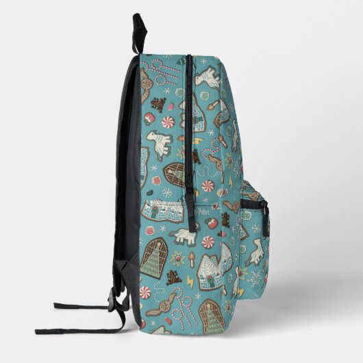 HARRY POTTER™ HOGWARTS™ Weihnachtskochtmuster Bedruckter Rucksack (Links)