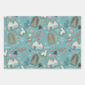 HARRY POTTER™ HOGWARTS™ Weihnachtskochtmuster Geschenkpapier Set (Vorderseite 3)