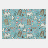 HARRY POTTER™ HOGWARTS™ Weihnachtskochtmuster Geschenkpapier Set (Vorderseite 2)