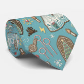 HARRY POTTER™ HOGWARTS™ Weihnachtskochtmuster Krawatte (Gerollt)
