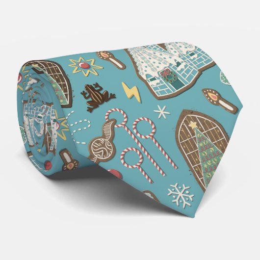 HARRY POTTER™ HOGWARTS™ Weihnachtskochtmuster Krawatte (Gerollt)