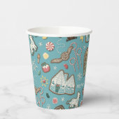 HARRY POTTER™ HOGWARTS™ Weihnachtskochtmuster Pappbecher (Links)