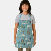 HARRY POTTER™ HOGWARTS™ Weihnachtskochtmuster Schürze (Insitu)