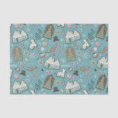 HARRY POTTER™ HOGWARTS™ Weihnachtskochtmuster Seidenpapier (Vorderseite)