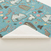 HARRY POTTER™ HOGWARTS™ Weihnachtskochtmuster Sherpadecke (3/4)