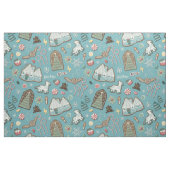 HARRY POTTER™ HOGWARTS™ Weihnachtskochtmuster Stoff (Fat Quarter (45,7 x 55,9 cm))