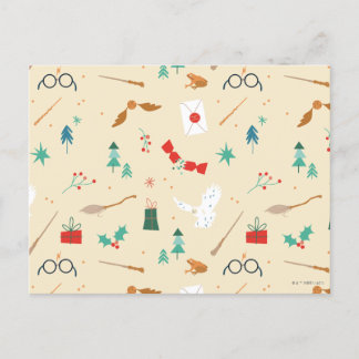 Harry Potter | Holiday Icon Muster Feiertagspostkarte