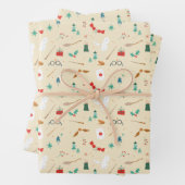 Harry Potter | Holiday Icon Muster Geschenkpapier Set (Beispiel)