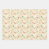 Harry Potter | Holiday Icon Muster Geschenkpapier Set (Vorderseite)