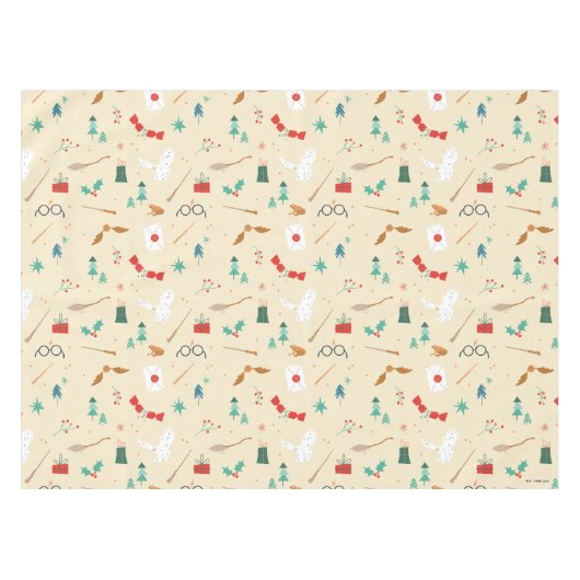 Harry Potter | Holiday Icon Muster Tischdecke (Vorderseite (Horizontal))